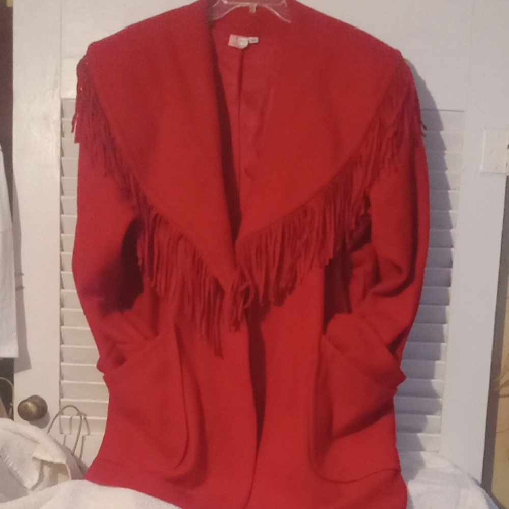 Vintage Spiegel Fringe Coat